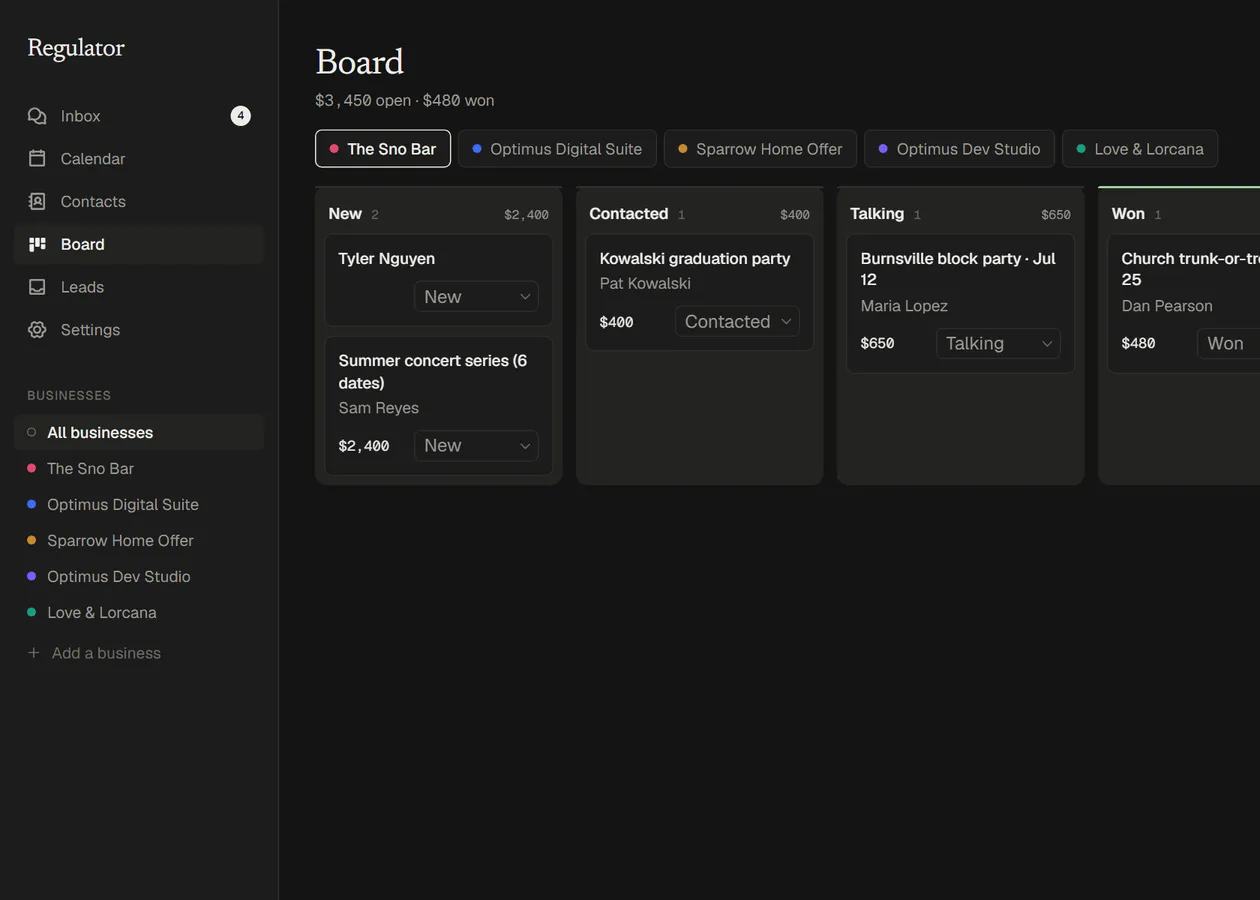 The Optimus Regulator screenshot
