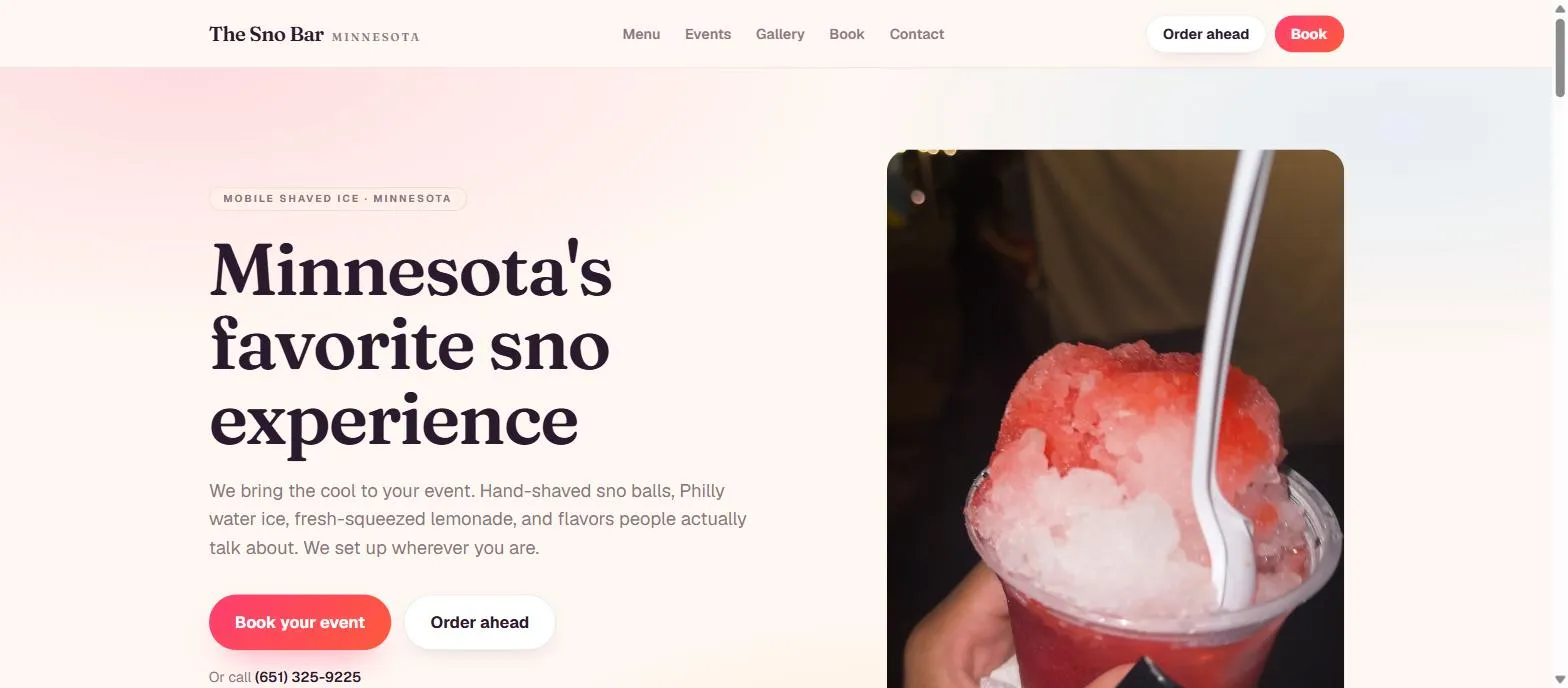 The Sno Bar screenshot